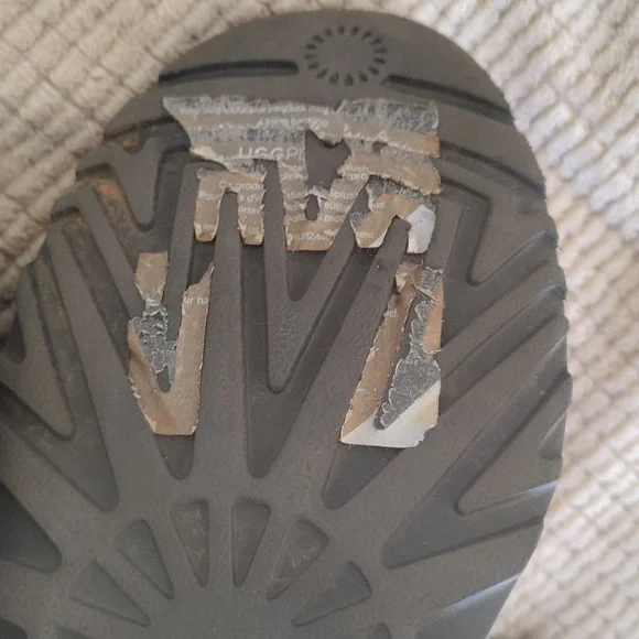 UGG Classic Femme Wedge Charcoal Lace Up Boot Size 8.5 - Picture 11 of 16